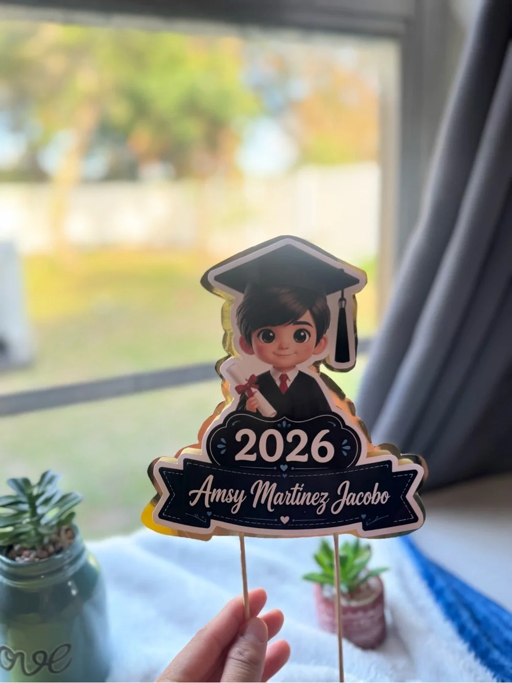 ✨🎓 CUSTOM GRADUATION CAKE TOPPER 2026 🎓✨